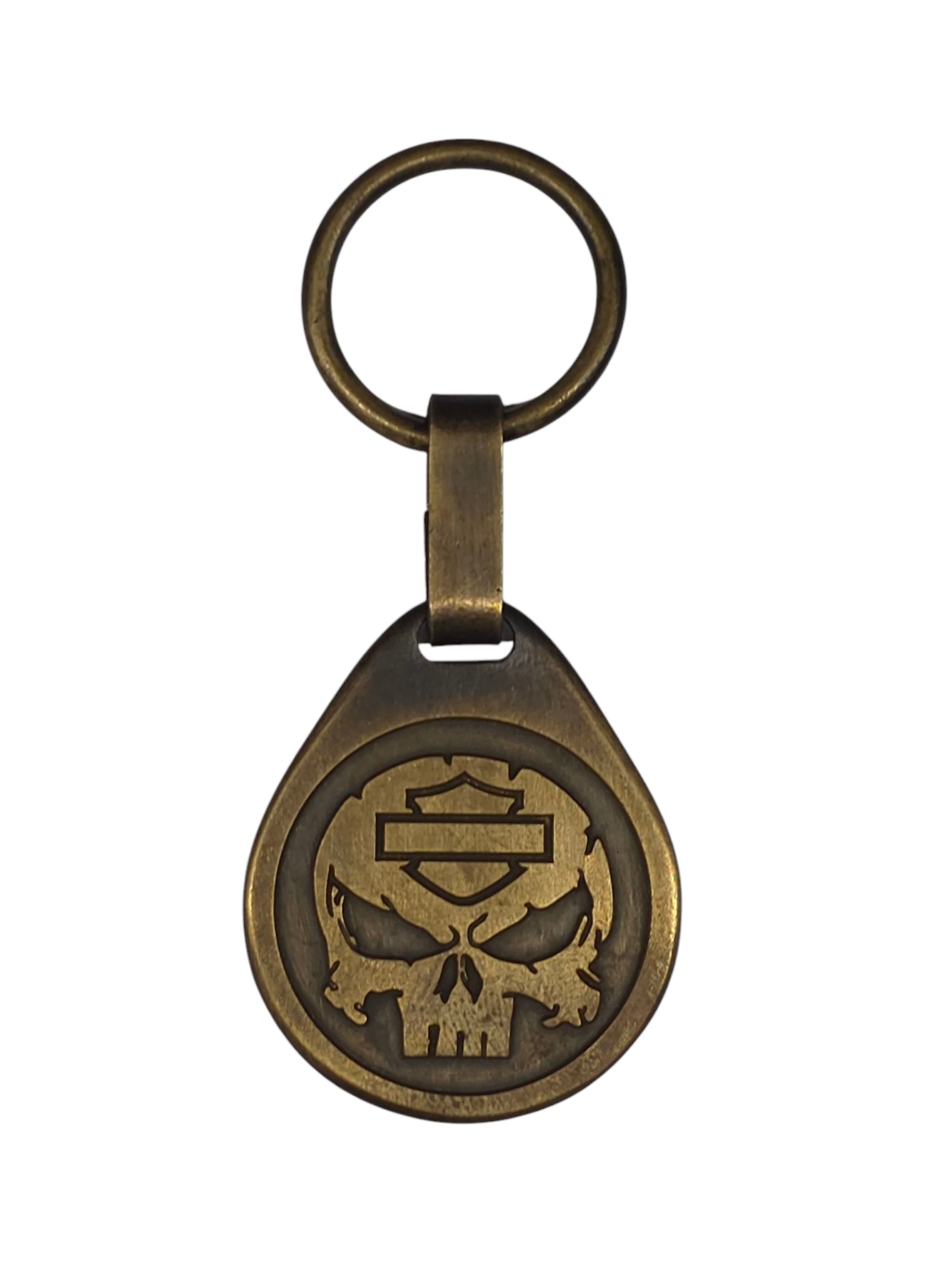 Брелок латунный HD