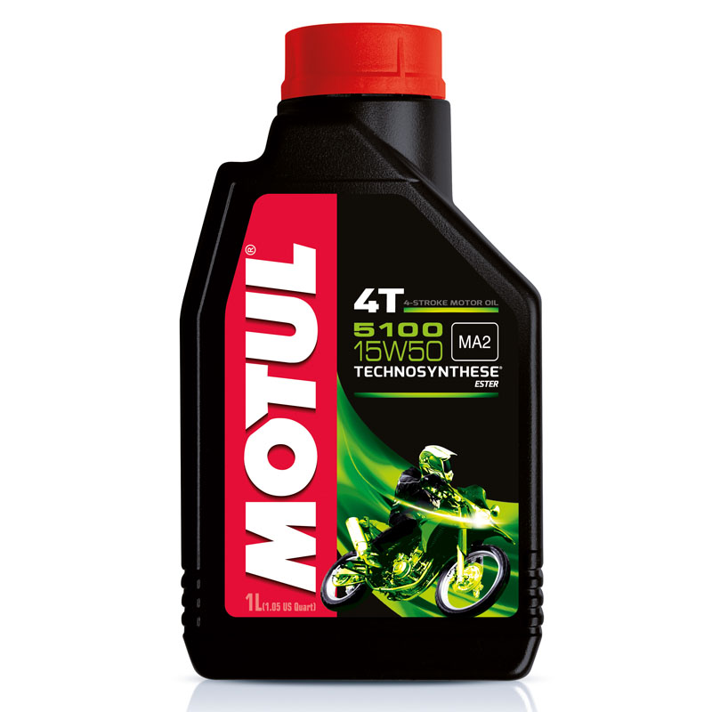 Масло Motul 5100 15W50 4T 1л.  моторное, полусинтетическое для четырехтактных двигателей