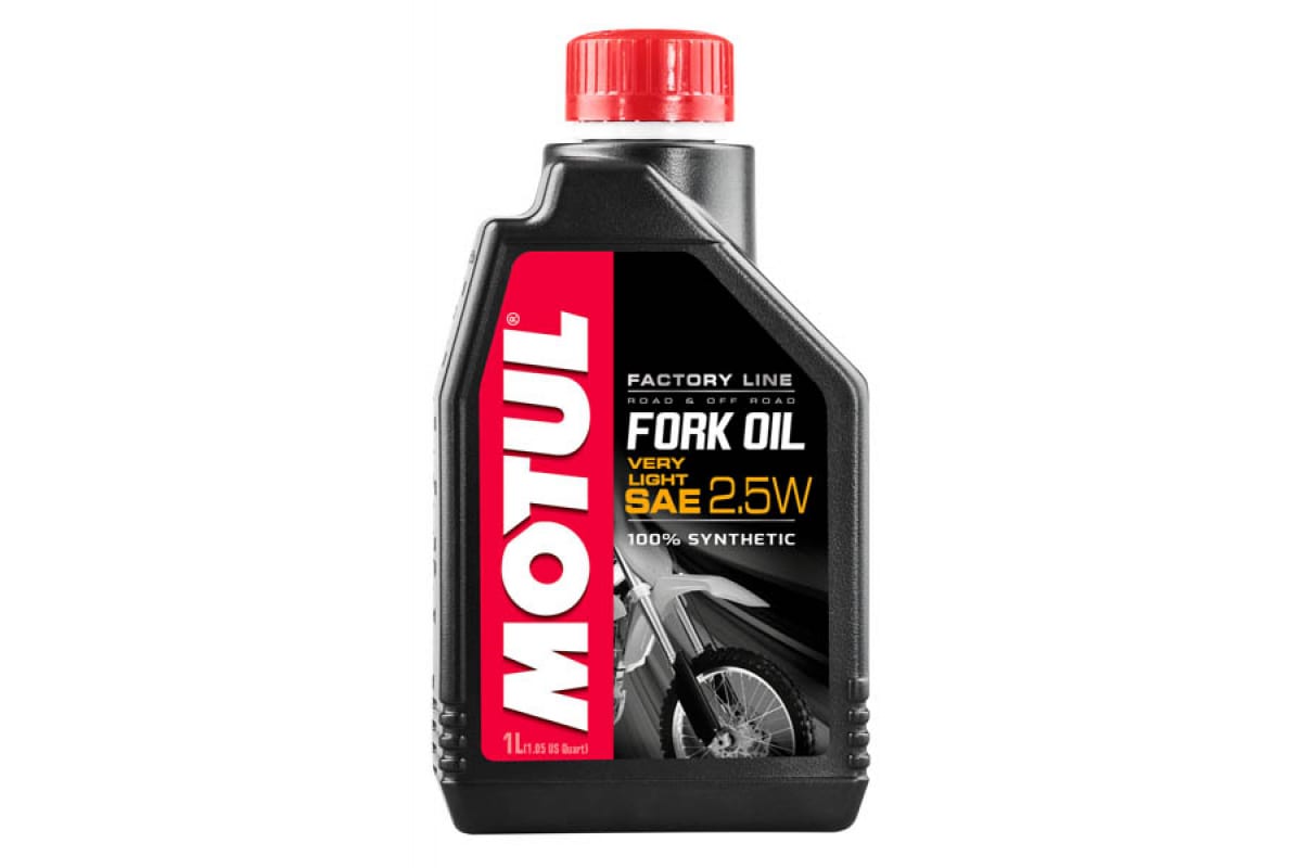 Масло Motul FORK OIL FL V L 2.5W, 100% для реверс.телескоп.вилок мотоциклов, 1л