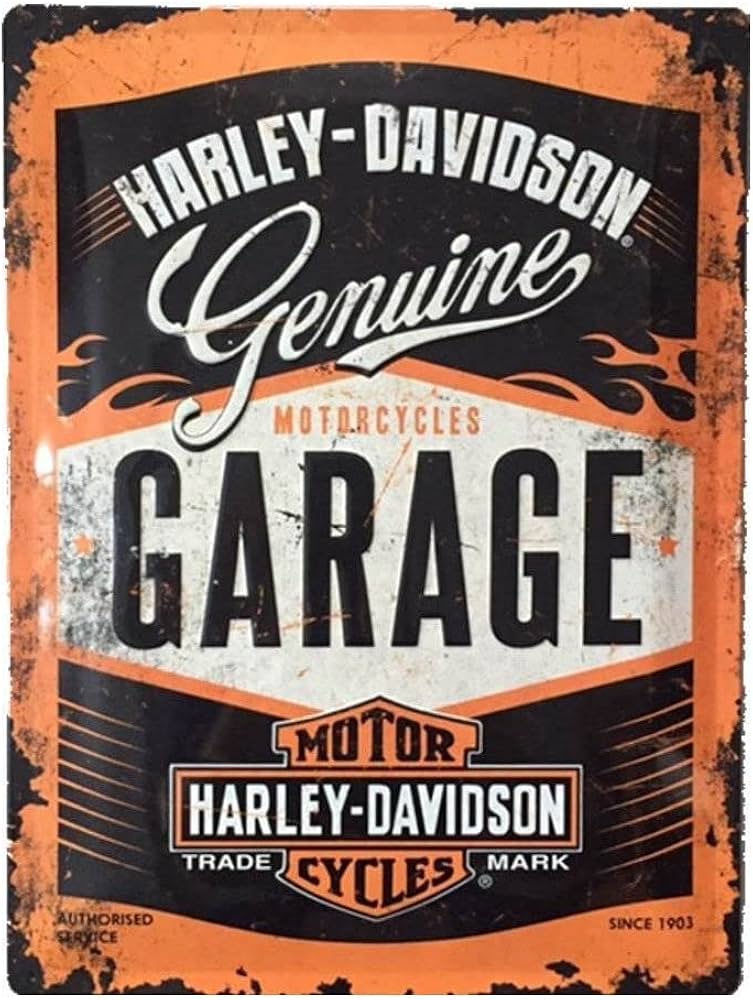 Металлическая табличка Harley-Davidson 40*60 см