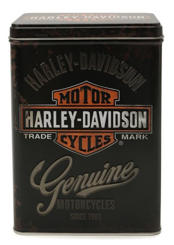 Коробка жестяная штампованная Harley-Davidson 10x14x20cm
