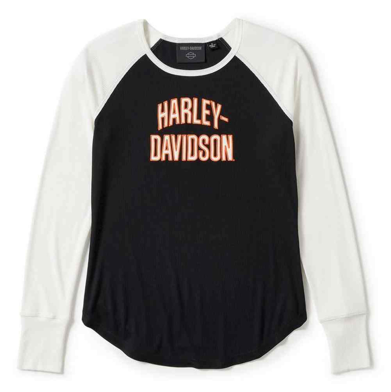 Лонгслив женский Harley-Davidson Essential Arched Long Sleeve Raglan Shirt