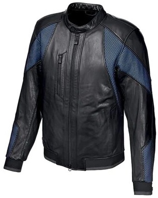 Мотокуртка мужская кожаная Harley-Davidson Moto Woodway Leather & Mesh Jacket