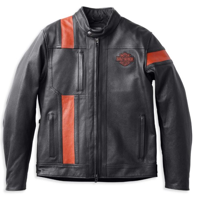 Мотокуртка мужская кожаная Harley-Davidson Hwy-100 Waterproof Leather Jacket