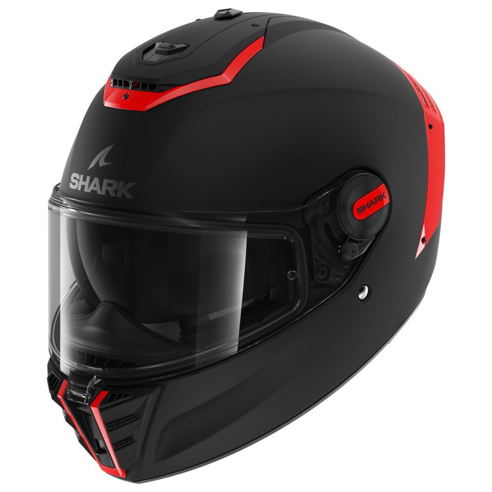 Мотошлем Shark Spartan RS Blank Red Black