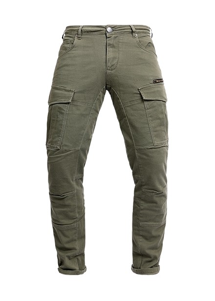 Мотоджинсы мужские John Doe Cargo Men Stroker Olive