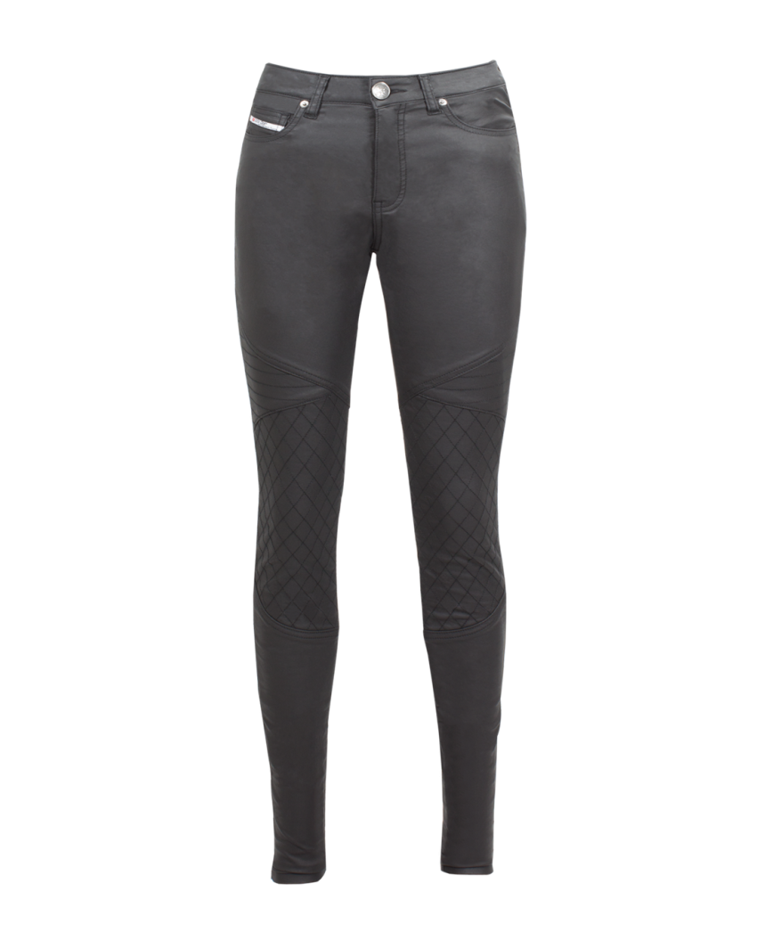Мотобрюки женские John Doe Betty Biker Jeggings Black