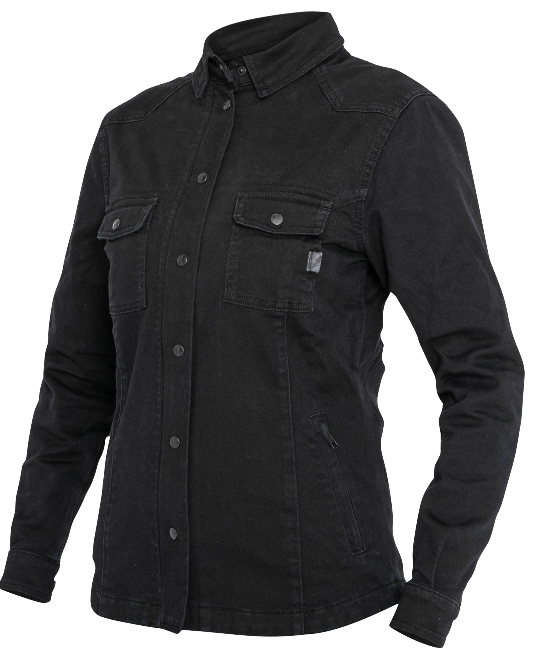 Моторубашка женская джинсовая John Doe Motoshirt Women Black