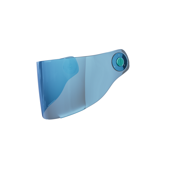 Визор John Doe One Blue Silver Mirror