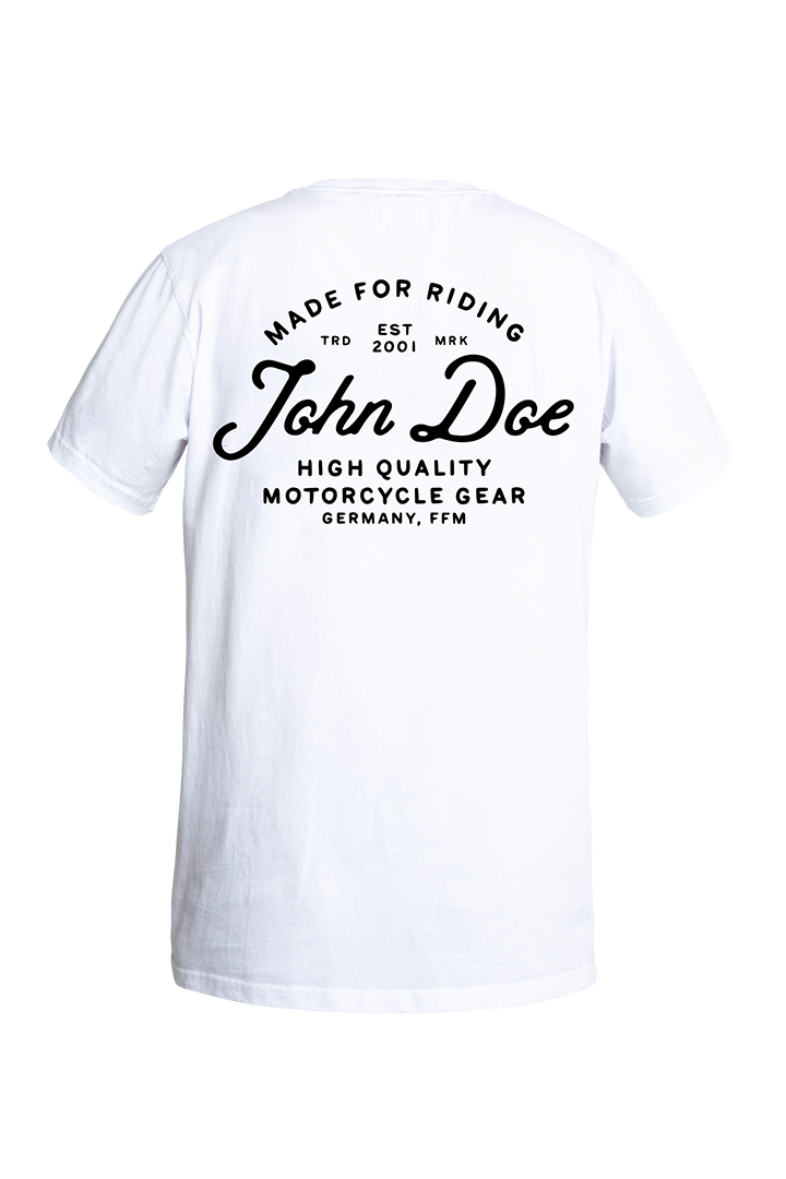 Футболка мужская John Doe T-Shirt JD Lettering White