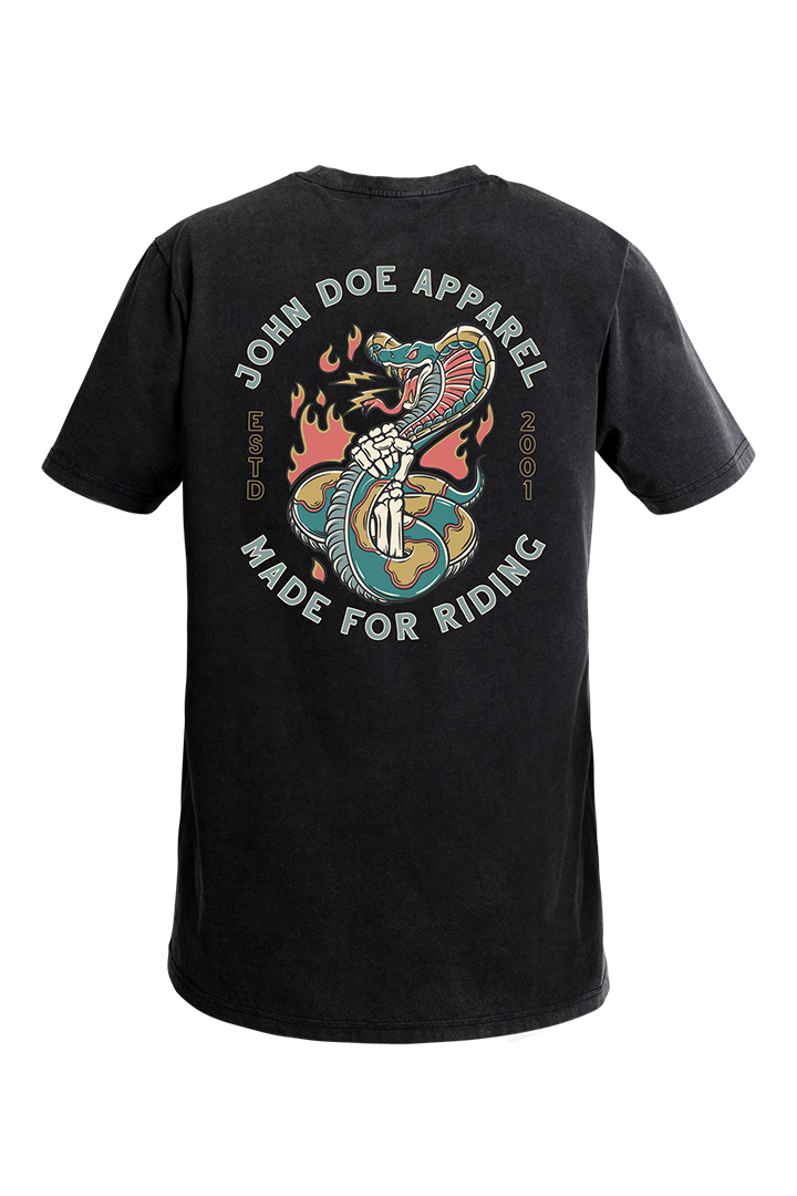 Футболка мужская John Doe T-Shirt Snake II Black