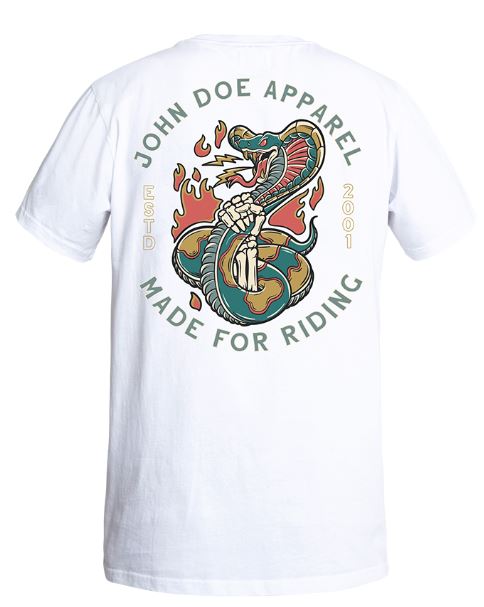 Футболка мужская John Doe T-Shirt Snake II White