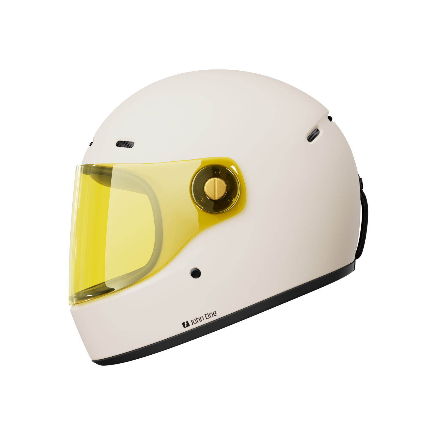 Мотошлем John Doe One Frozen Off-White