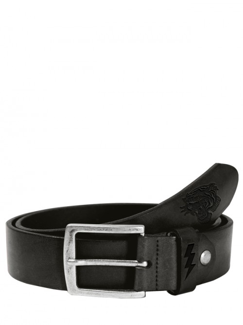Ремень мужской кожаный John Doe Leather Belt Tiger Black