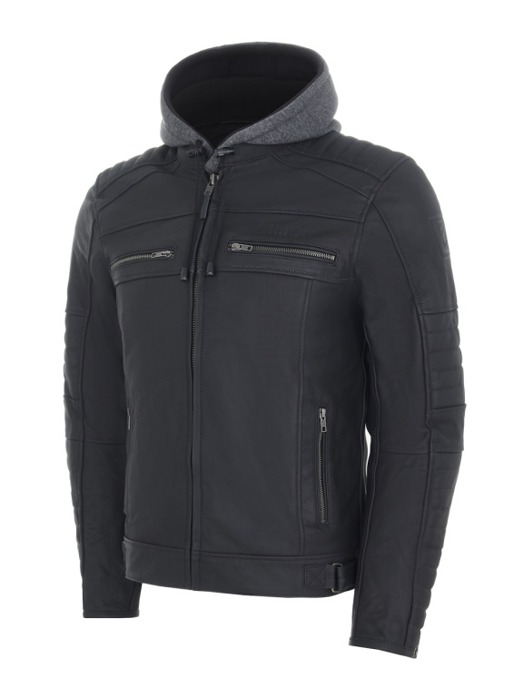 Мотокуртка мужская кожаная DIMOX Robin Hood