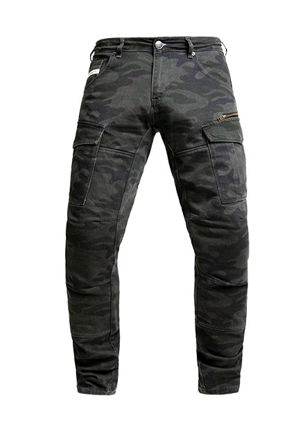 Мотоджинсы мужские John Doe Defender Mono Camouflage