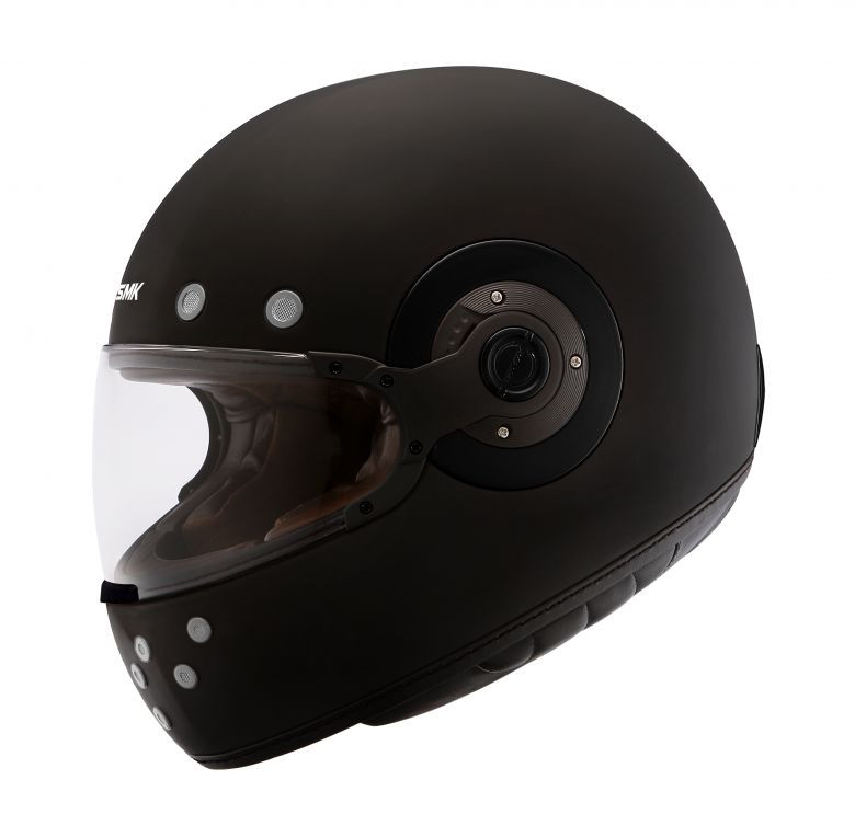 Мотошлем SMK Retro Solid Black Matt