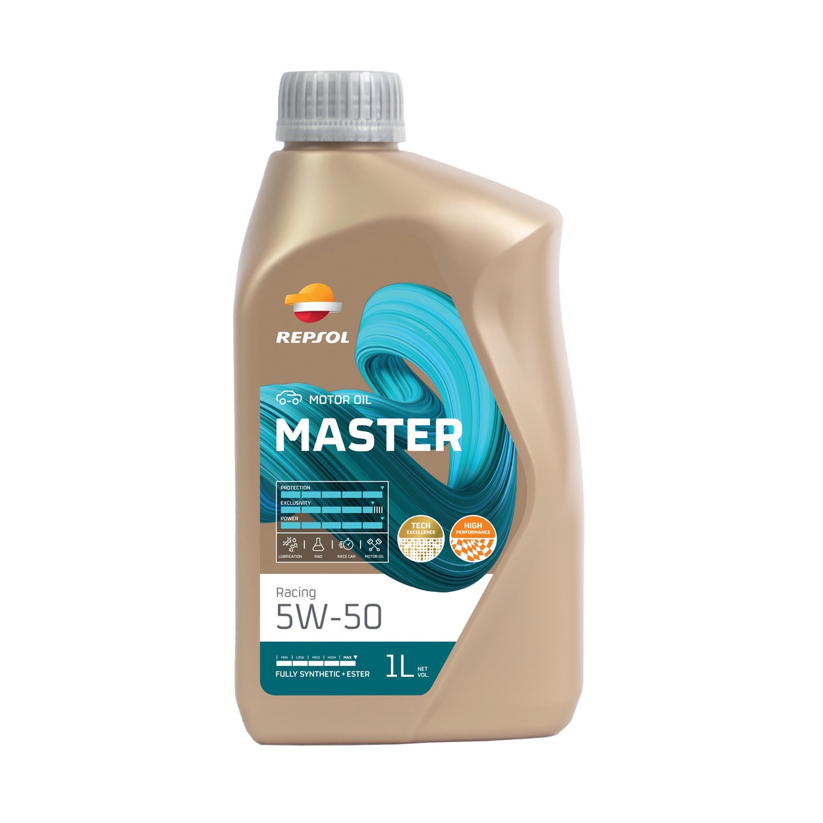 Масло Repsol MASTER RACING 5W50, 1 л канистра,