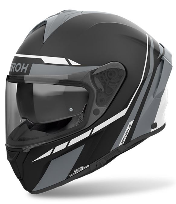 Мотошлем Airoh SPARK 2 SPINNER Grey Matt